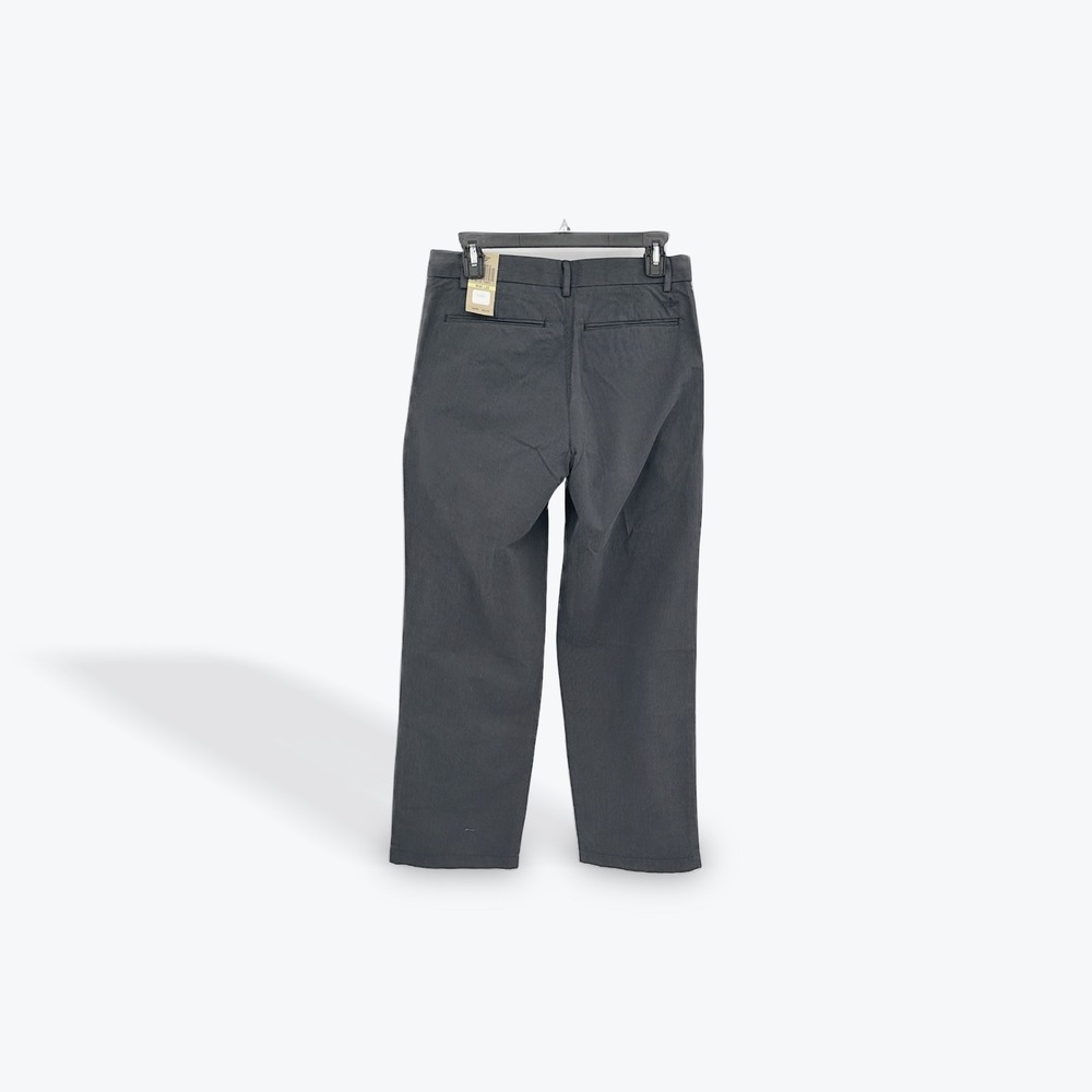 Dockers D2‎ Men's W30 L30 Gray Pinstripe Straight Fit Chinos Pants NEW